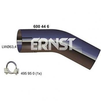Tubo de Escape ERNST 600446 para IVECO DAILY 3 y 4, con salida hacia abajo