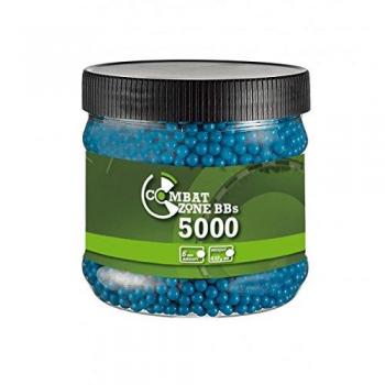 Combat Zone - Botella para Airsoft Municiones Unisex, Unisex Adulto, WA25671, Azul, 0