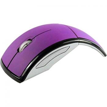 Ratón inalámbrico Bluetooth ultradelgado y plegable, silencioso, con receptor USB nano para portátil y escritorio