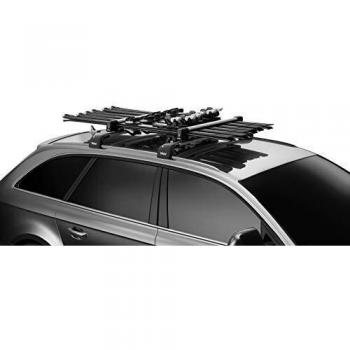 Thule snowpack l, portaesquís aerodinámico y Elegante para Todo Tipo de esquís y Tablas de Snowboard, Referencia 732600