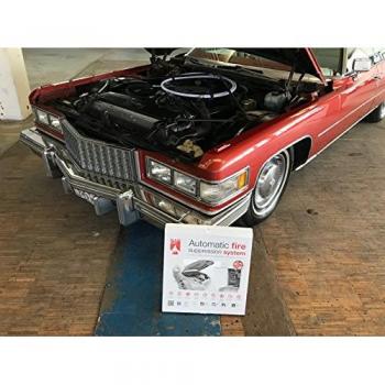 Extintor 1099236 Oldtimer US Classic Car Carreras Motor Brand Borrador Sistema 316 cm