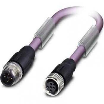 Conector de datos M12 5 polos macho y hembra, cable de bus 15m, Phoenix Contact 1507586