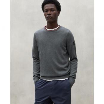 Jersey de hombre ECOALF Blocne gris confeccionado de manera sostenible