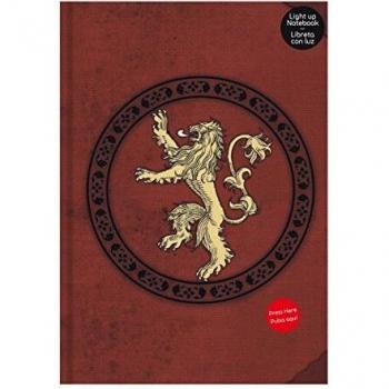 SD Toys SDTHBO89515 - Libreta con luz con diseño de Lannister Game Of Thrones