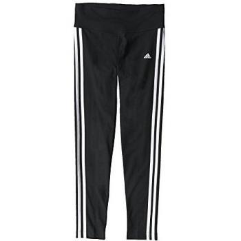adidas ESS 3S Tight - Pantalón capri para mujer, color negro / blanco, talla XL