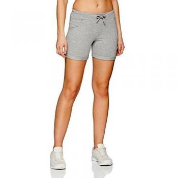 CMP Cotton Sportswear Shorts Pantalón, Mujer, Grey Melange, 40