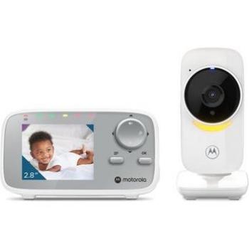 Vigilabebés Motorola VM482ANXL - Vigilabebés con pantalla de 2.8 pulgadas, visión nocturna infrarroja, comunicación bidireccional, alcance de hasta 300 metros, temperatura ambiente y alimentación por batería