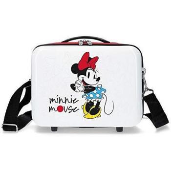 Disney Minnie Magic Nececer Adaptable Blanco 29x21x15 cms ABS
