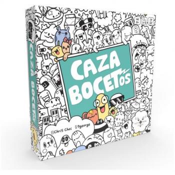 Caza Bocetos - Juego de Tablero - Salt & Pepper Games - Dibuja lo más Rápido para Explicar la Palabra Clave - 3-6 Jugadores - Español - Temática: Arte
