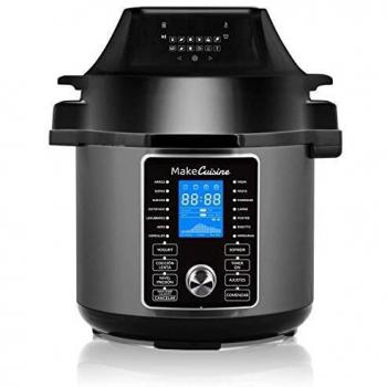 MakeCuisine - Robot de cocina 2 en 1 - Olla Eléctrica Programable a Presión y Airfryer - Freidora aire - Olla Programable - Multifunción - 5.6 Litros