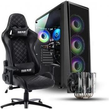 PC Gaming Racing Intel Core i7-12700F/32GB DDR4/1TB SSD/RTX 4060 + Silla Gaming