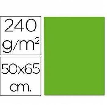 CARTULINA LIDERPAPEL 50X65 CM 240G/M2 VERDE