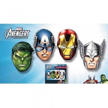 Pack de 6 Caretas de Superhéroes Los Vengadores - Verbetena 014300065