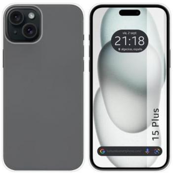 Funda Silicona Gel TPU Transparente Compatible con iPhone 15 Plus (6.7)