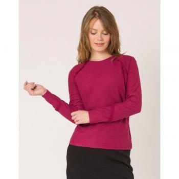 Camiseta Naf Naf de Mujer Manga Larga con Puntillas