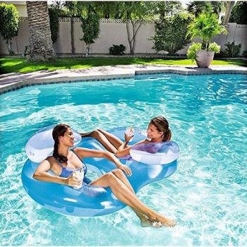 BESTWAY - Flotador Rosco Doble Asiento 188x 117cm - AFT 08321688