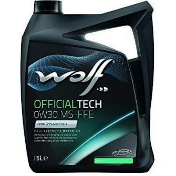 Aceite de Motor WOLF 0W30 MS-FFE - Protección Superior del Motor - Bidón de 5 Litros
