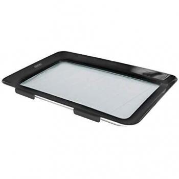 NERTHUS FIH 796-Bandeja de Almacenamiento de Alimentos al Vacío, Utilizada para Verduras, Frutas, Carne, Pescado, conservación de Comida, Reutilizable, Pequeño