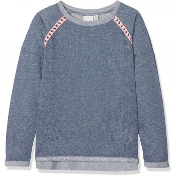 NAME IT Nkfidye Light Swe, Sudadera para Niñas, Azul