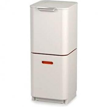 Joseph Joseph Totem Compact 40L Intelligent Waste Recycling Bin with Removable Compost Drawer