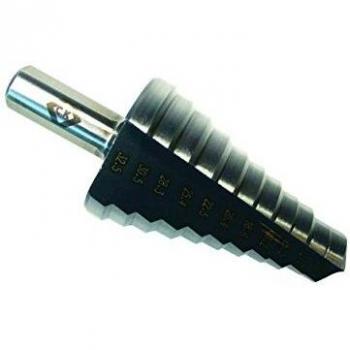 Broca escalonada HSS C.K T3012, 12.5mm a 32.5mm, de 11 escalones