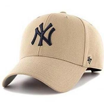47 Brand Relaxed Fit Adjustable Cap - MLB New York Yankees - Beige