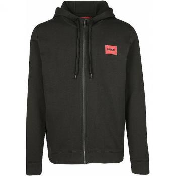 Sudadera con capucha Daple negro HUGO para hombre - Diseño moderno y elegante