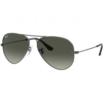 Ray-Ban RB3025 Aviator Large Metal Asian Fit 004/71 Men's Sunglasses Gunmetal Size 62