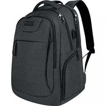 KROSER Mochila para Computadora Portátil de 17.3 Anti-Robo Bolsa Grande para Ordenador Hidrófugo Mochila Informal para Viaje/Negocio/Universidad/Hombres/Mujeres