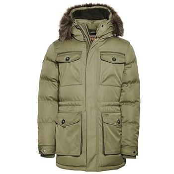 Parka Hombre Chinook Verde Oliva con Pelo Sintético L