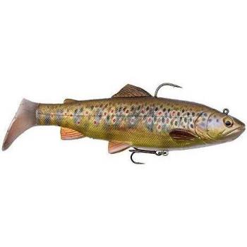 Savage Gear 4D Rattle Trout Shad 12.5cm Dark Brown Trout