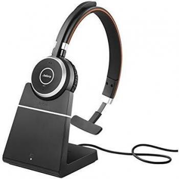 Jabra Evolve 65 UC Mono Auriculares Inalámbrico y alámbrico Diadema Llamadas/Música USB tipo A Bluetooth con Base de Carga Negro