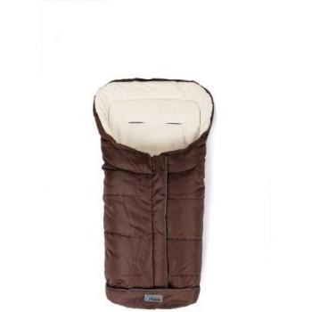 Altabebe Active Line - Saco de invierno para silla de coche, 0-12 meses, color marrón/blanco