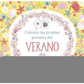 Colorea tus propias postales del verano - Rebecca Jones