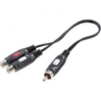 SpeaKa Professional Cinchadaptador macho/2x enganche