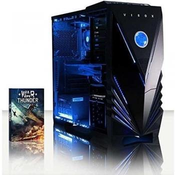 VIBOX Splendour 2 - 4,2GHz AMD FX 8-Core CPU, GTX 1060 GPU, Extremo, Ordenador de sobremesa para oficina Gaming con unidad central, Iluminaciàn interna azul