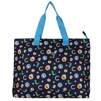 Bolsa de Playa Peppa Pig para Niños en Colores Azul, Rosa y Verde