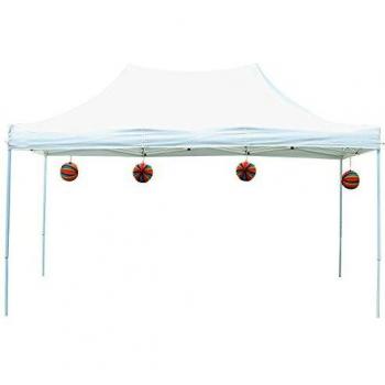 Carpa plegable TOOLPORT 3x4,5 m Gazebo sin paneles laterales de acero ECONOMY 30mm color blanco