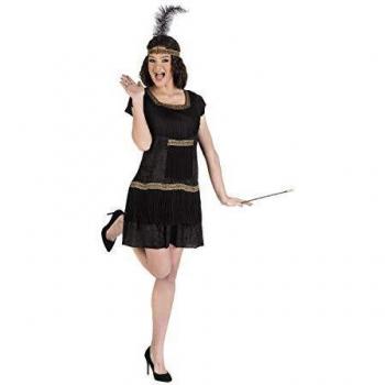 Disfraz de Flapper Negro para mujer
