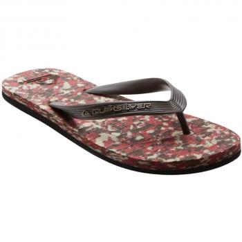 Quiksilver - Chanclas Molokai Recycled para Hombre en Color Burdeos Talla 41