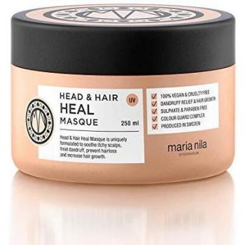 Maria Nila Head & Hair Heal Masque 250ml - Hair treatment masque for sensitive and dry scalp, designed to nourish and hydrate, vegan formula, sulfate-free, paraben-free, color-protecting, suitable for all hair types