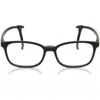 Square Full Rim TR90 Kids' Prescription Glasses Black 46mm - Blue Light Blocking - SmartBuy Kids