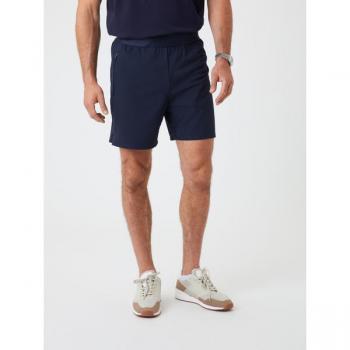 Borg Pocket Shorts - Navy Lightweight Cargo Shorts with Multiple Pockets