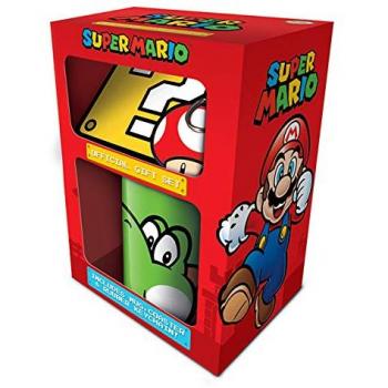 Super Mario 'Yoshi' Taza, posavasos y llavero eingestellt, 11oz/315ml