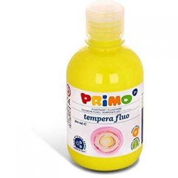 Primo - Pintura escolar para niños, colores neón brillantes, 300 ml, con cierre de dosificación