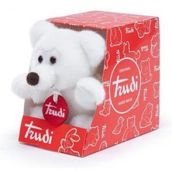 Oso Blanco Trudino Tamaño XS - Peluche suave, color blanco, tamaño extra pequeño, material hipoalergénico, diseño amigable y tierno, ideal para niños y coleccionistas
