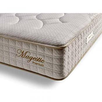 Colchón Muelles Ensacados Visco Spring Magestic - Altura 30cm - Firmeza 7,5/10 - Viscoelástica Última Generación - 9 Capas Diferenciadas - Independencia de