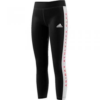 adidas Jg A Bold Tight Mallas, Niñas, Negro/Blanco, 164