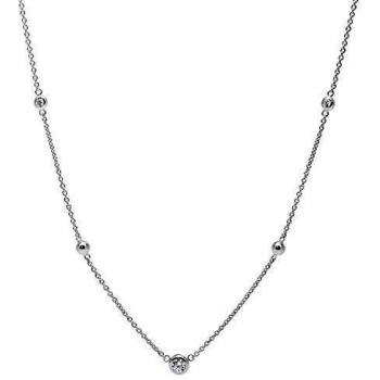 Collar Fossil Glitz by the Yard de plata