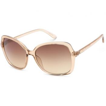Calvin Klein Women's Butterfly Sunglasses CK19561S - Crystal Beige Brown Gradient, One Size